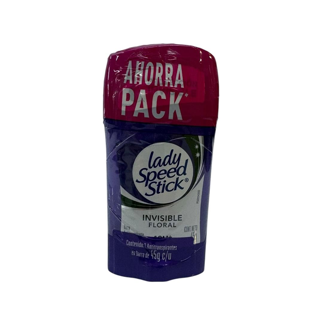 DESODORANTE INVISIBLE FLORAL 2PACK 45GR