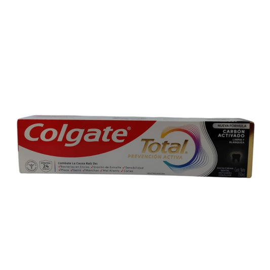 CREMA DENTAL TOTAL 12 CARBÓN 150ML