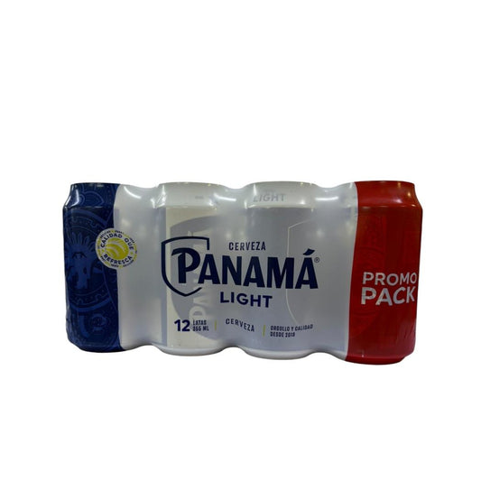 12PACK CERVEZA PANAMÁ LIGHT LATA 355ML