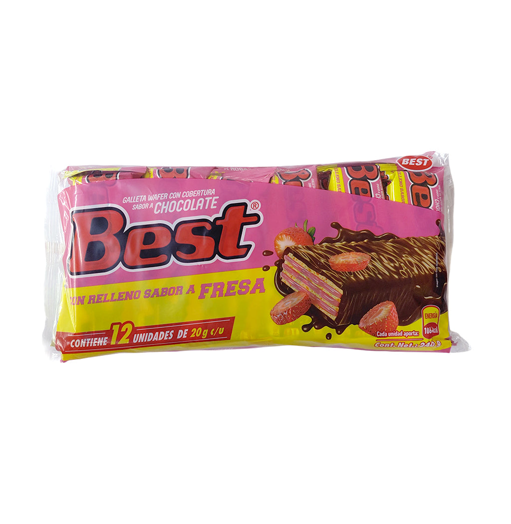 GALLETAS FRESA BEST 22GR