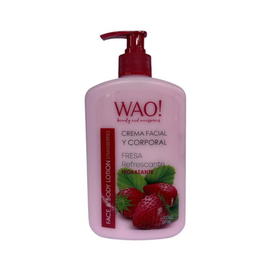 CREMA FACIAL Y CORPORAL DE FRESA 15OZ