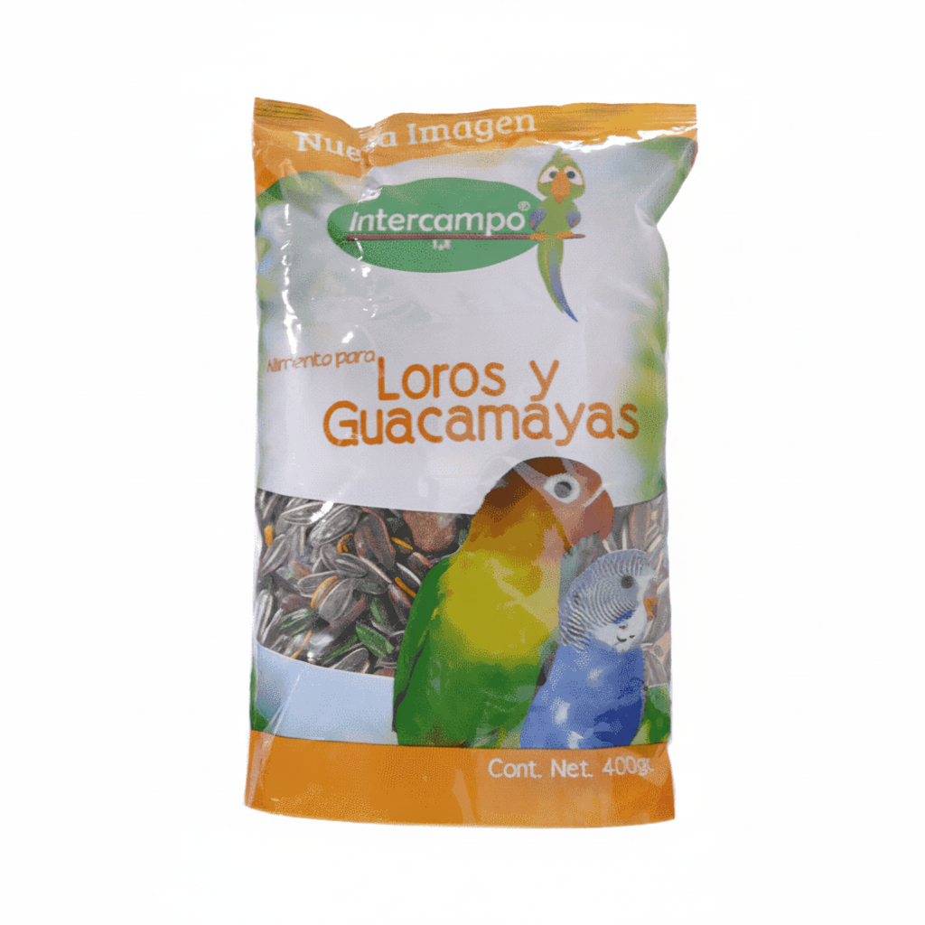 ALIMENTO PARA AVES LOROS Y GUACAMAYAS 400GR