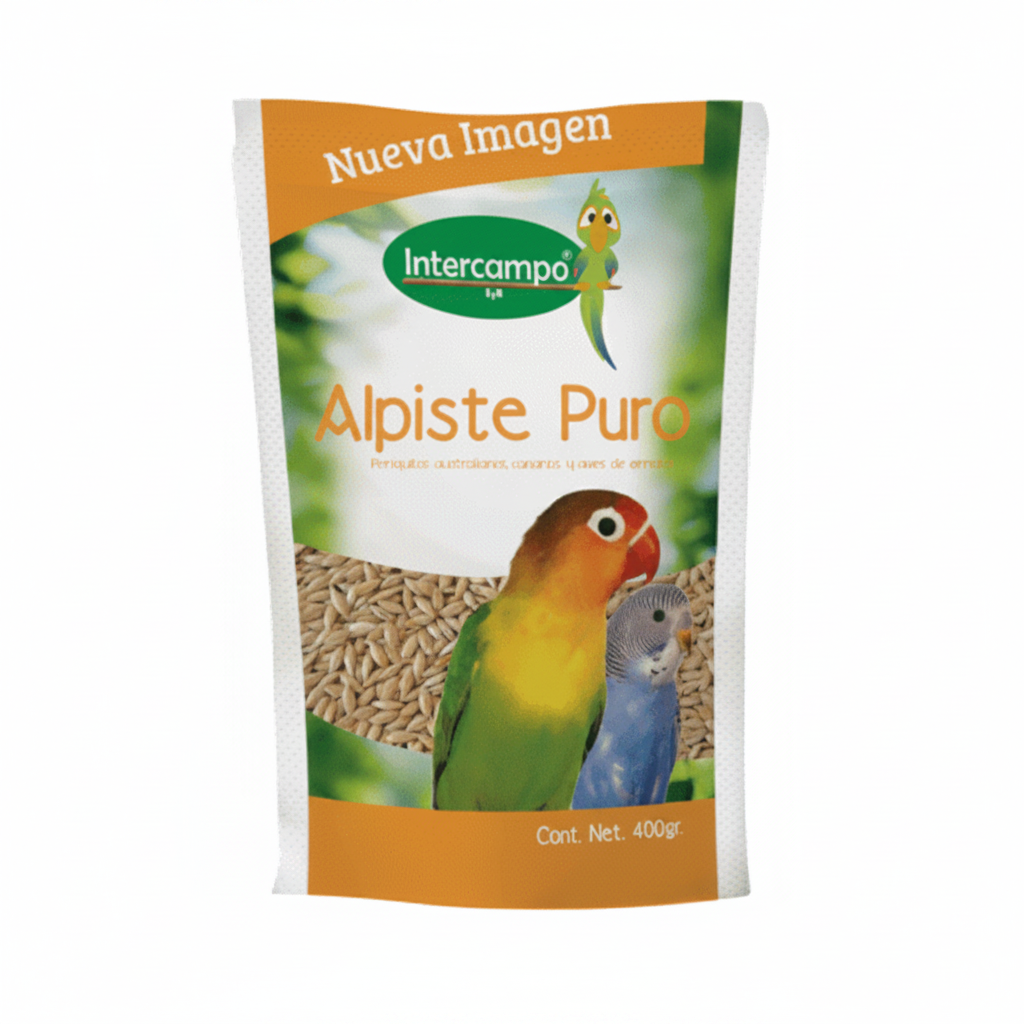 ALIMENTO PARA AVE ALPISTE PURO INTERCAMPO 400GR