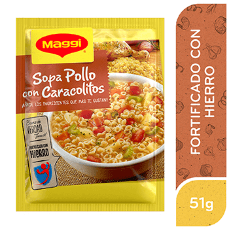 SOPA POLLO CARACOLITOS MAGGI 57GR