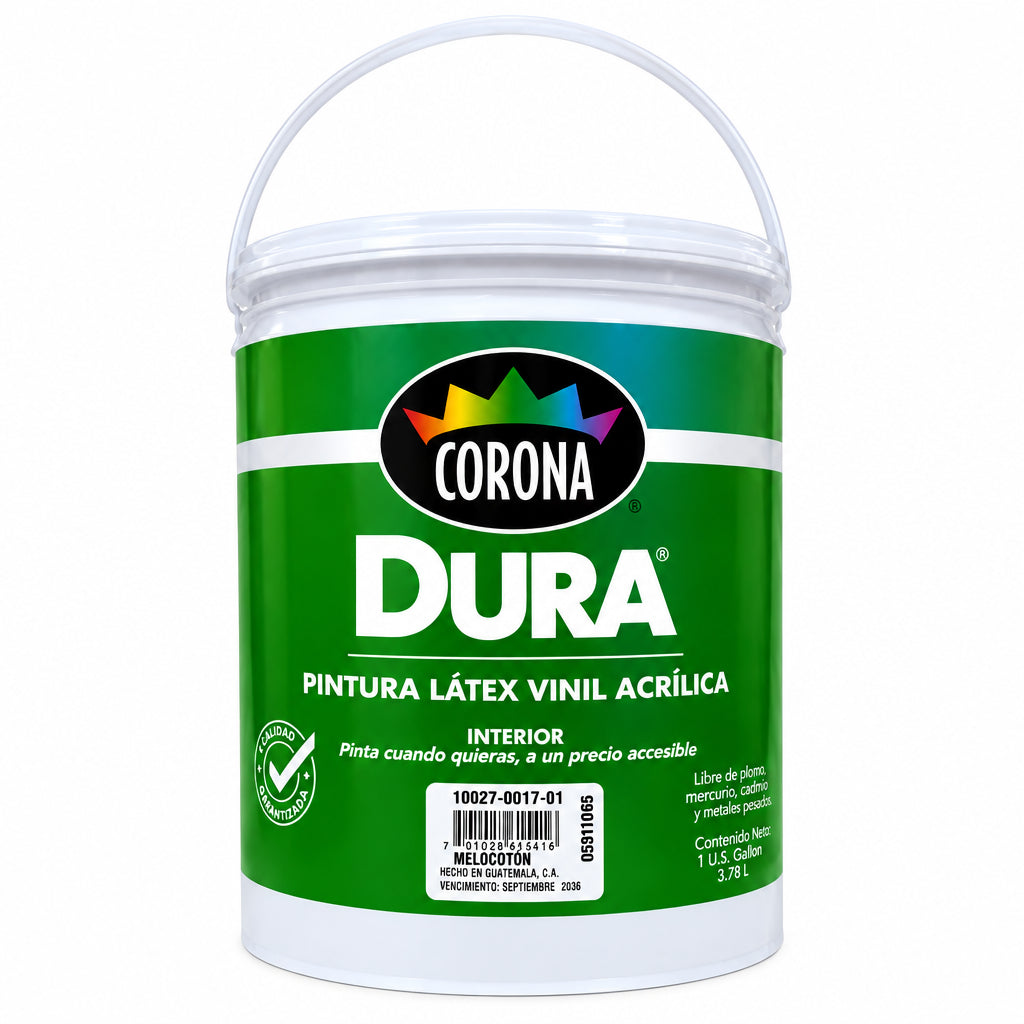 PINTURA ACRÍLICA LÁTEX MELOCOTÓN CORONA 1G