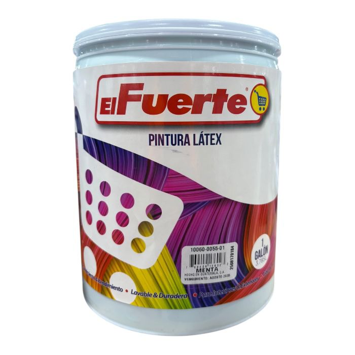 PINTURA LÁTEX MENTA EL FUERTE 1G