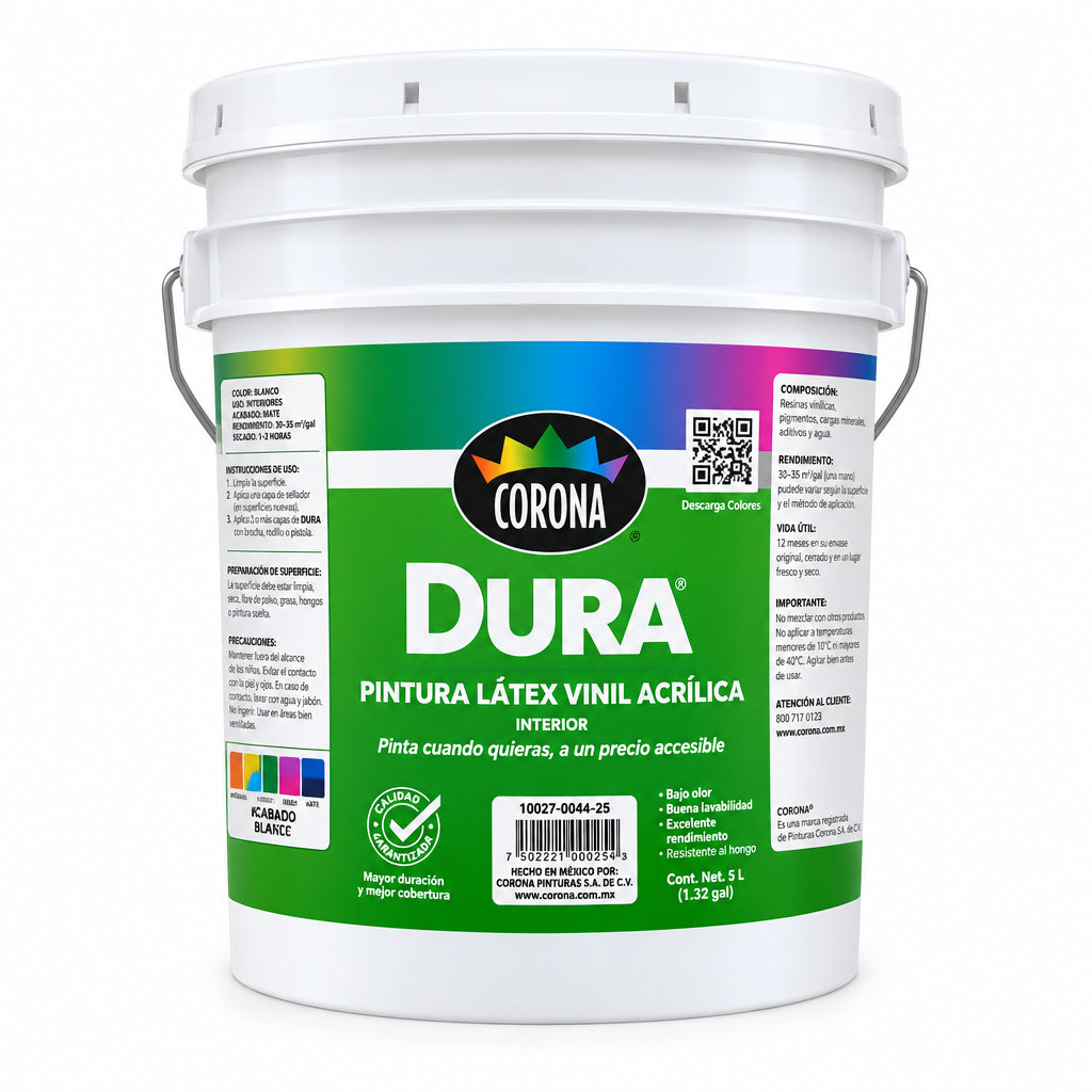 PINTURA DURA LÁTEX VERDE FRESCO CORONA 2.5G