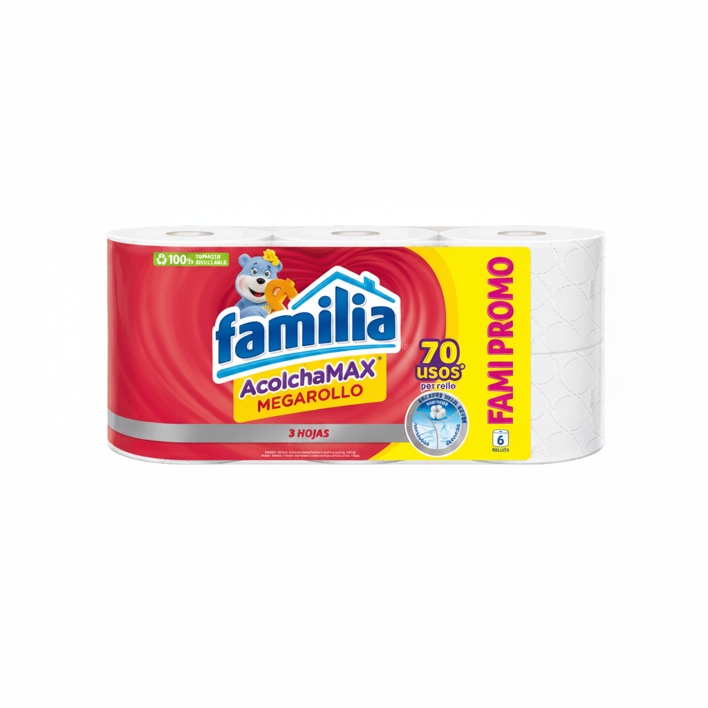 PAPEL HIGIÉNICO MEGA 6ROLLOS