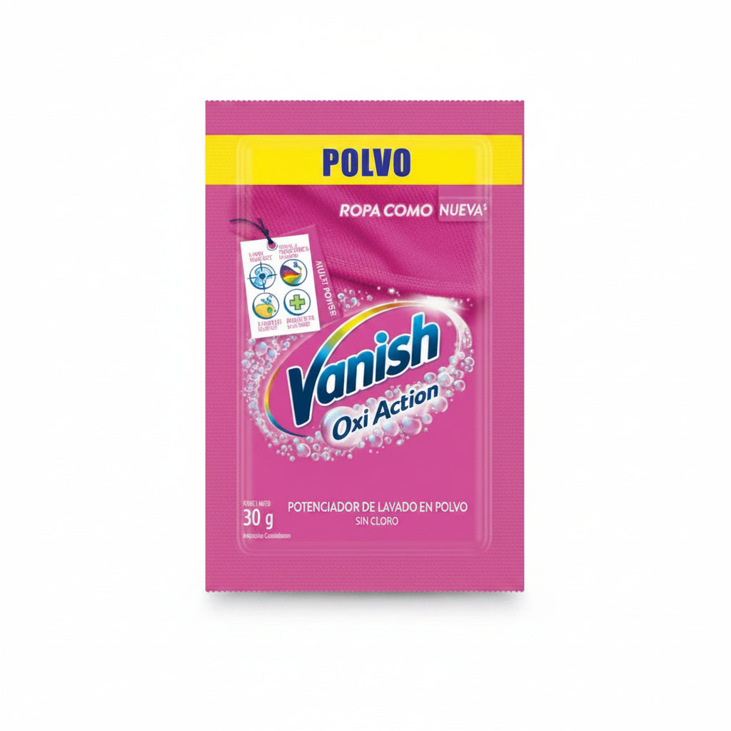 QUITAMANCHAS LAVADO EN POLVO VANISH 30GR