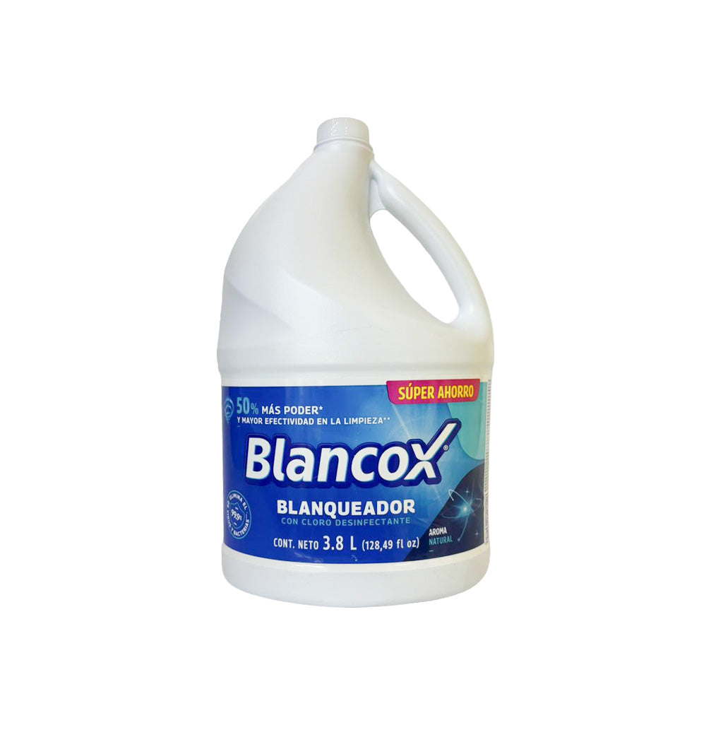 BLANQUEADOR CON CLORO DESINFECTANTE BLANCOX 3800ML