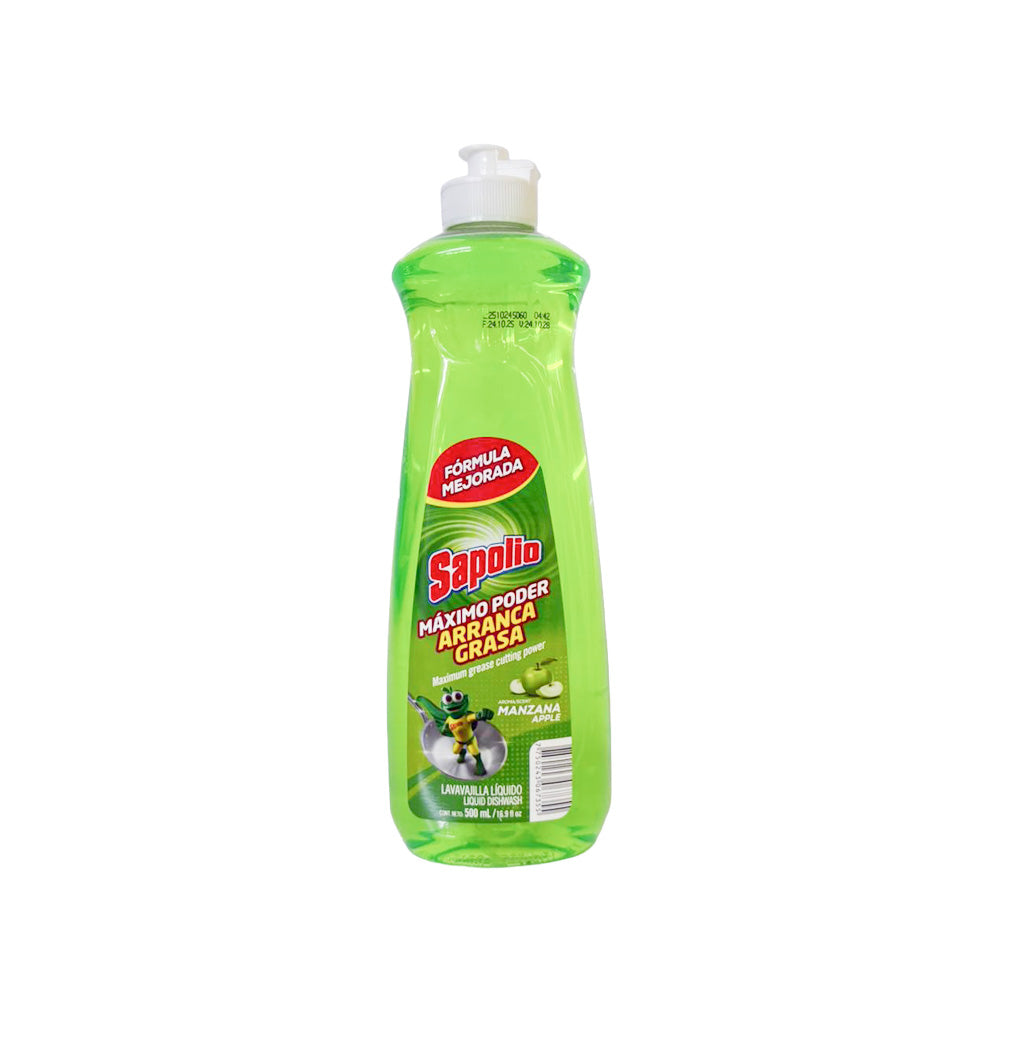 LAVAPLATO LÍQUIDO MANZANA 500ML