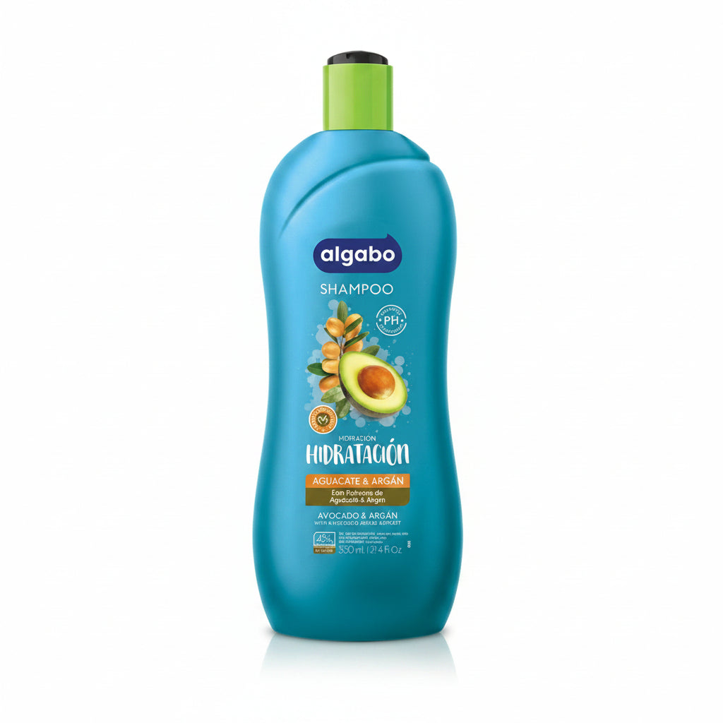 SHAMPOO AGUACATE Y ARGÁN ALGABO 930ML