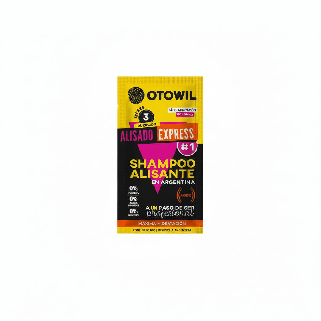 SHAMPOO ALISADO EN SOBRE OTOWIL 50ML