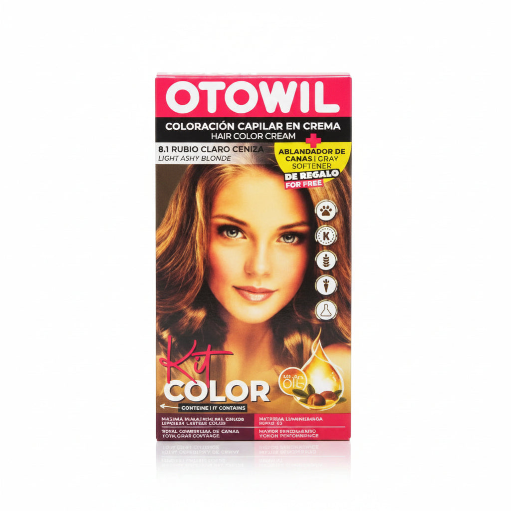KIT COLORACIÓN RUBIO 9.1 CENIZA