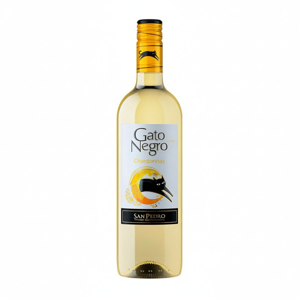 VINO GATO NEGRO CHARDONNEY 750ML