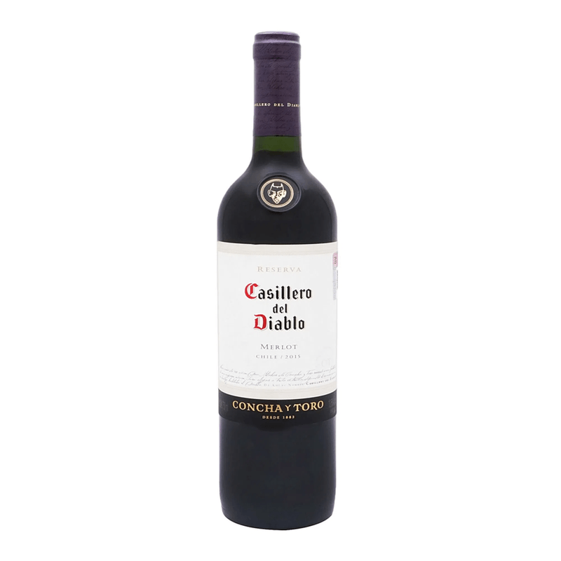 VINO TINTO MERLOT CASILLERO 750ML