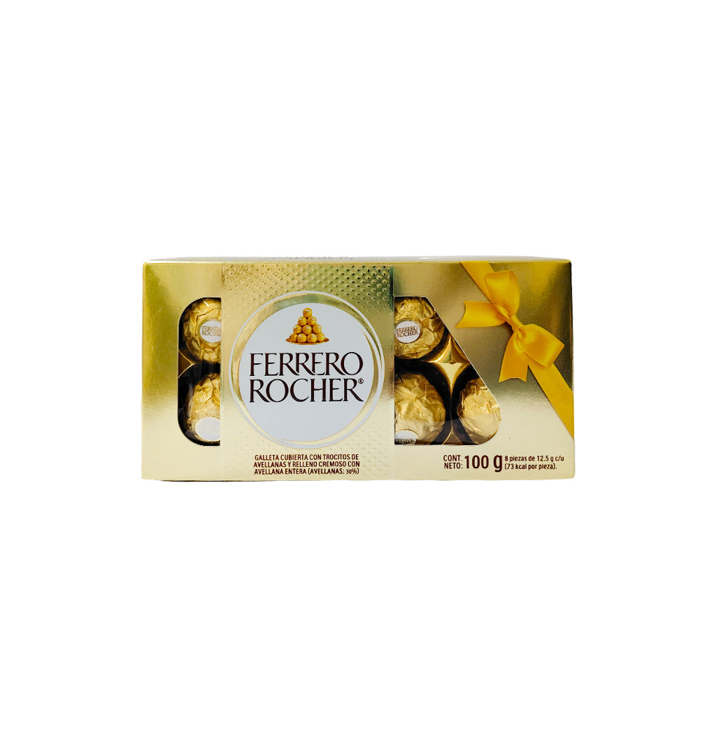 CHOCOLATE FERRERO ROCHER 8U 100GR