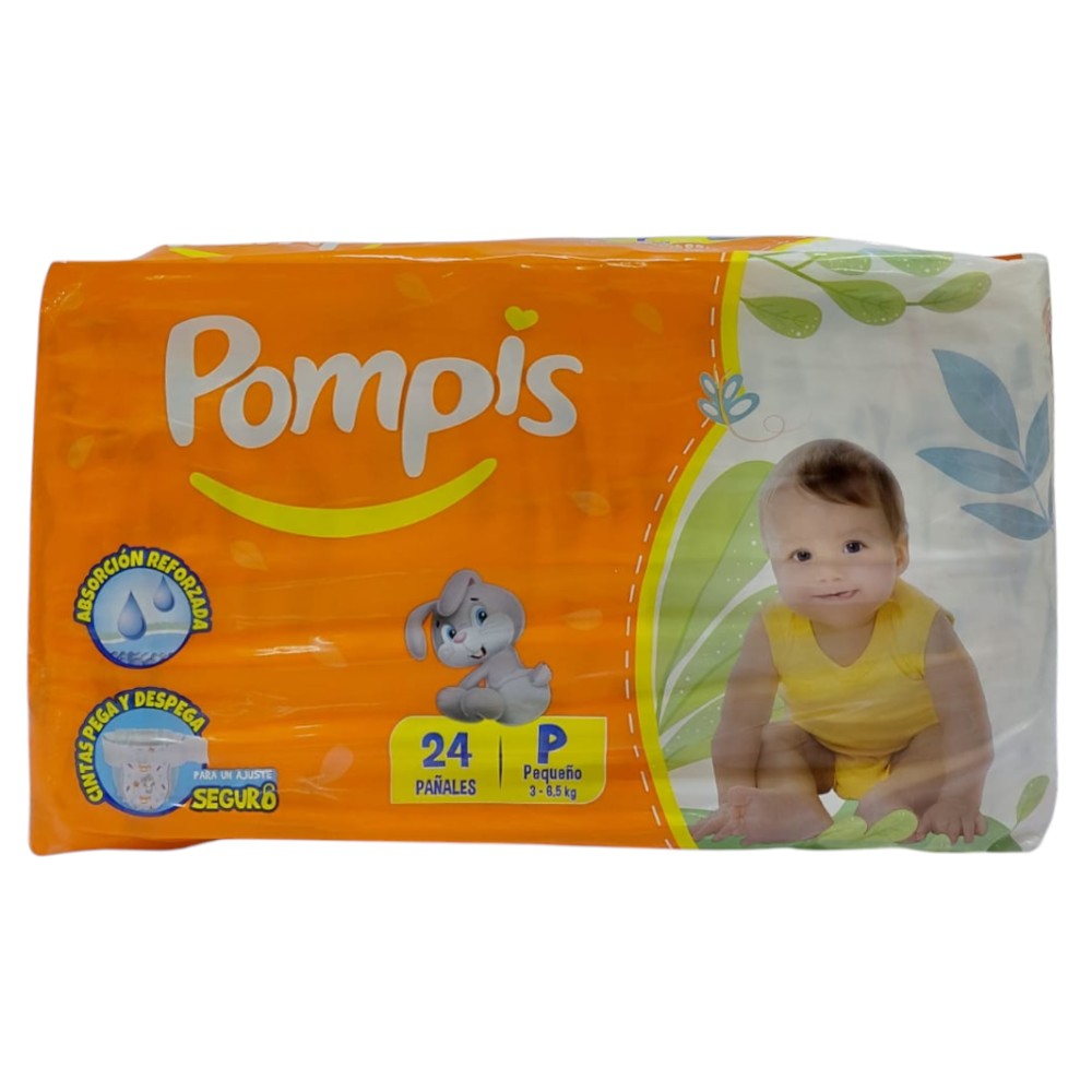 PAÑALES DESECHABLE SMALL 24U