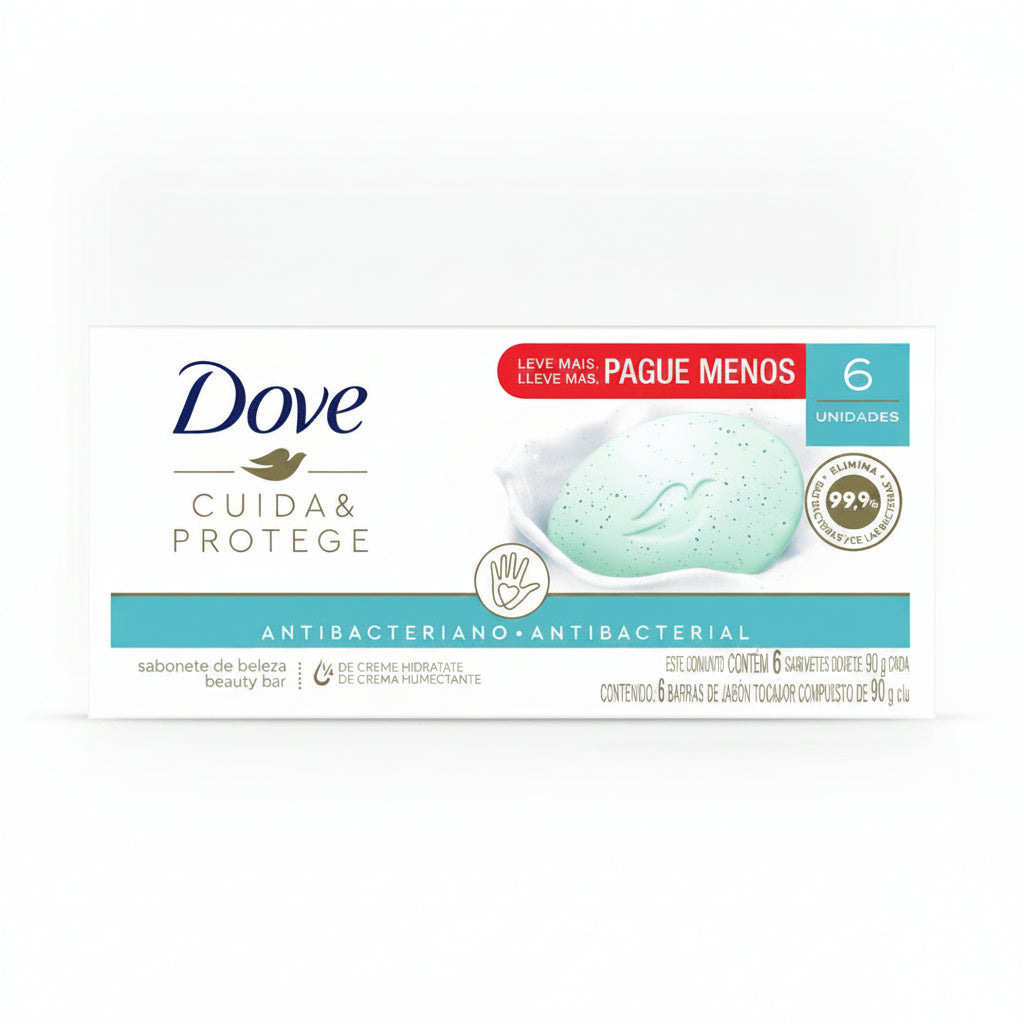 JABÓN ANTIBACTE CUIDA Y PROTEGE 6U 90GR
