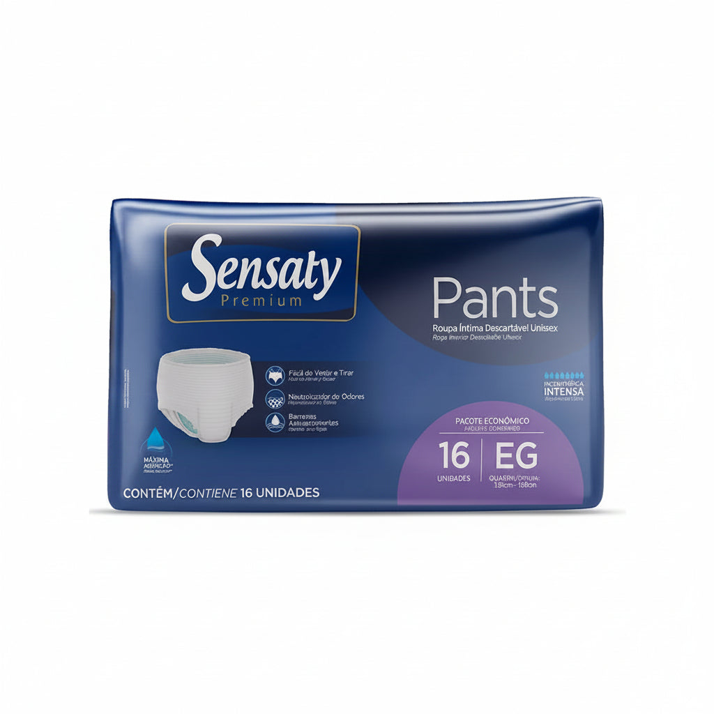 PAÑALES DESECHABLES ADULTO EG 16U