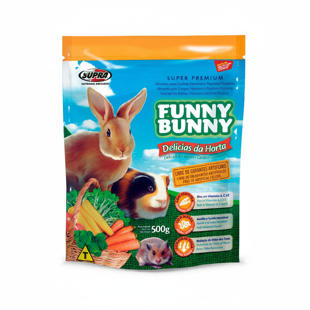 ALIMENTO PARA CONEJOS FUNNY BUNNY 500GR