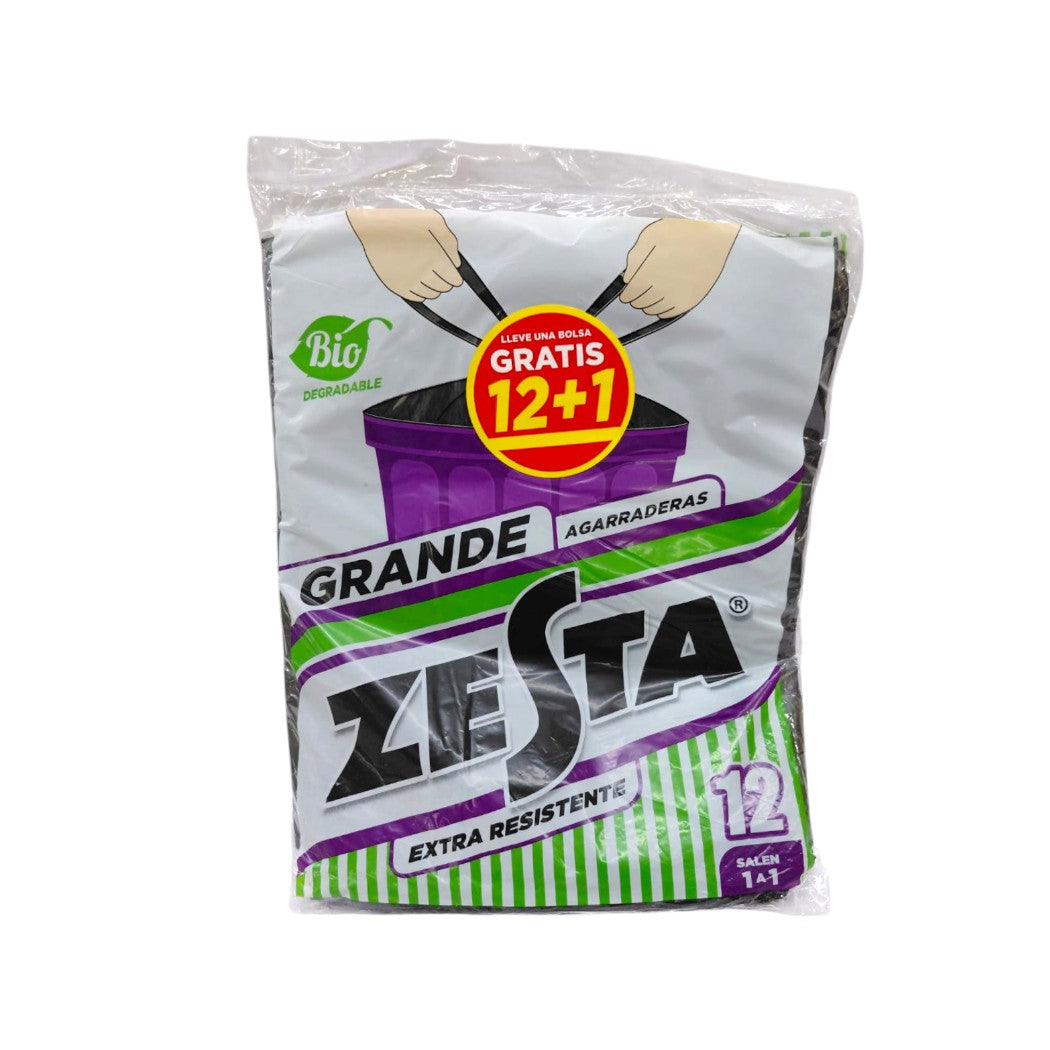 BOLSA DE BASURA GRANDE 23 5X30 12U
