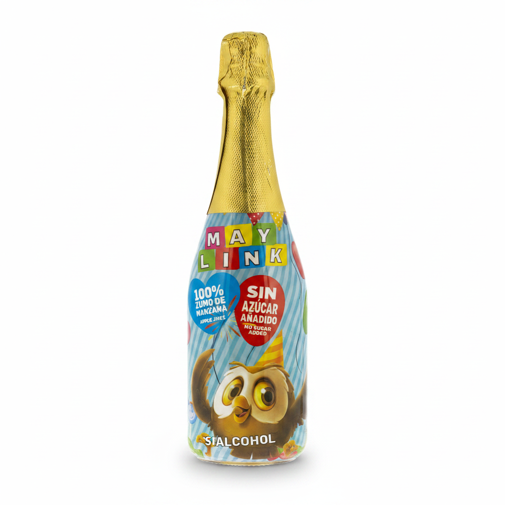 ZUMO DE MANZANA SIN ALCOHOL MAYLINK 750ML