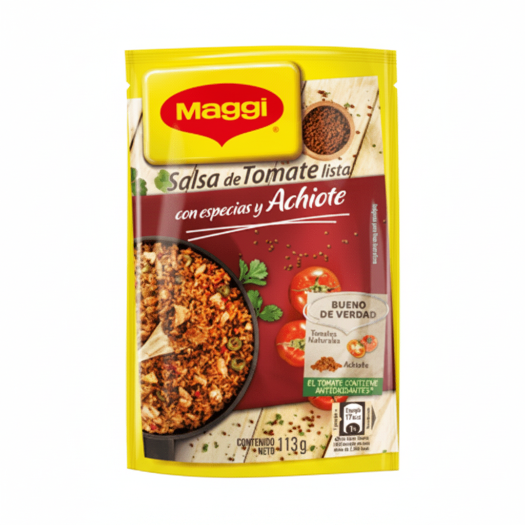 SALSA DE TOMATE CON ACHIOTE MAGGI 100GR