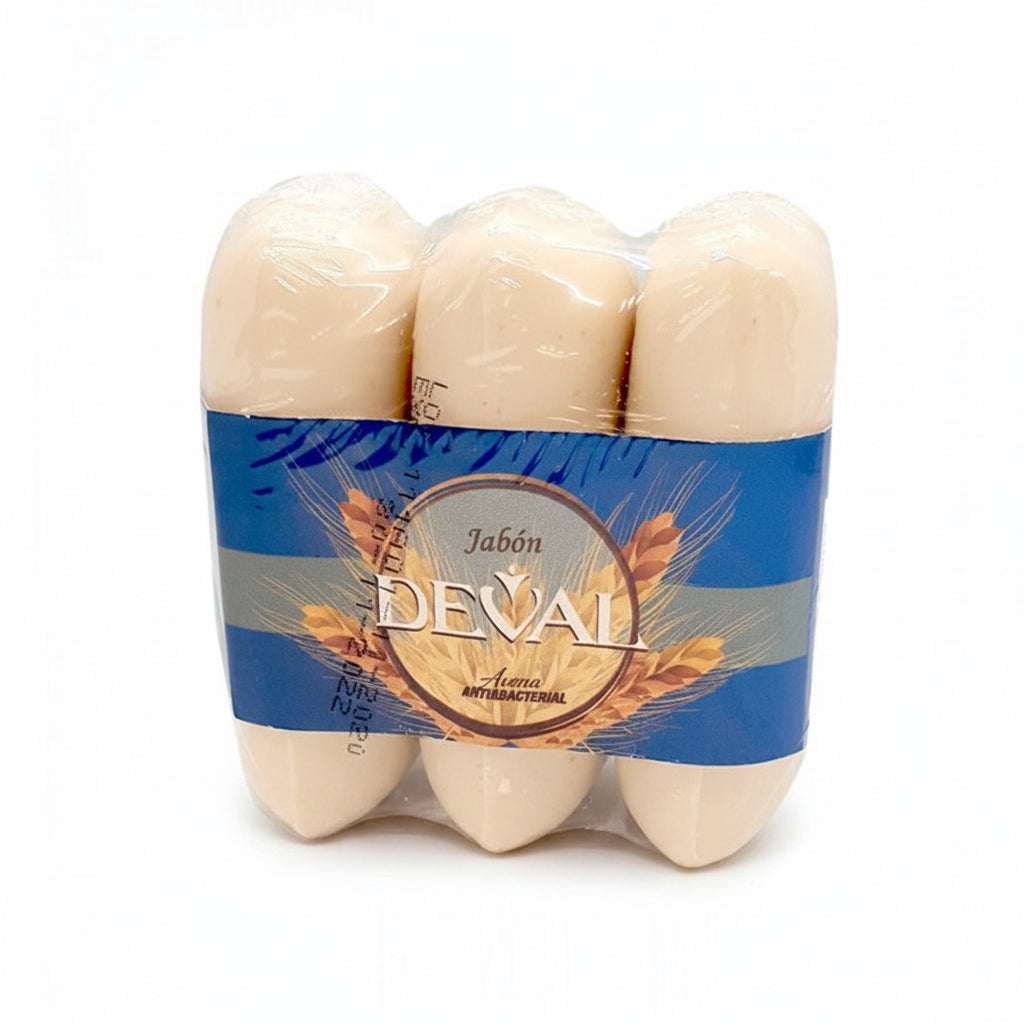 JABÓN DE AVENA DEVAL 3U 125GR CU