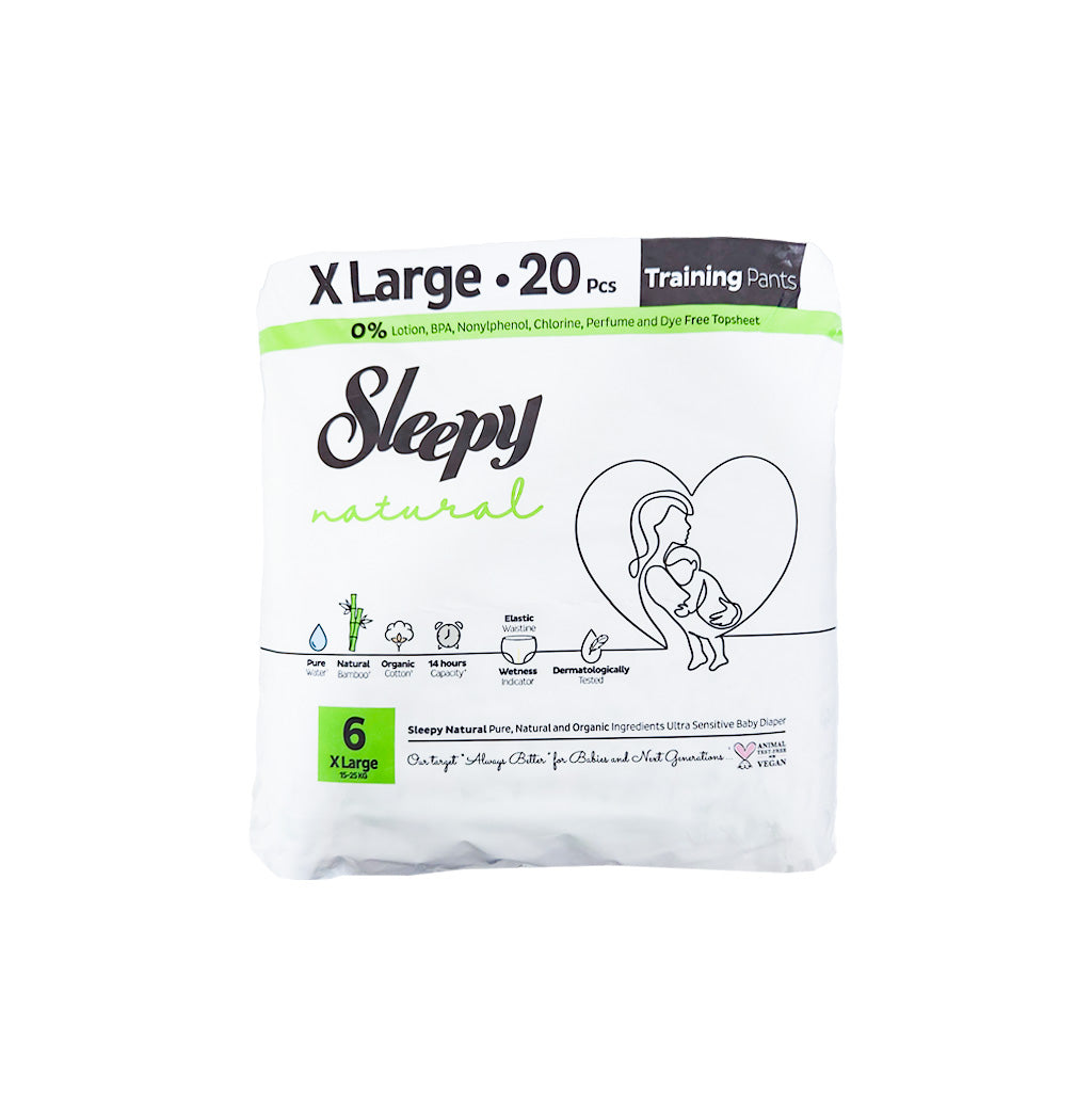 PAÑALES NATURAL TRAIPANTS XL 20PZS
