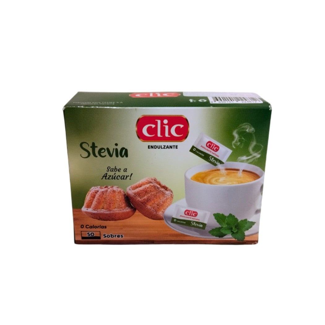 ENDULZANTE STEVIA CLIC 50U