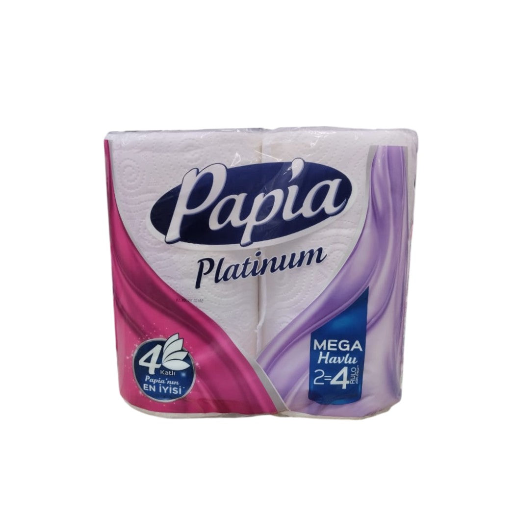 PAPEL TOALLA PLATINUM 2 ROLLOS