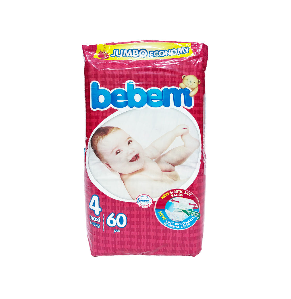 PAÑALES DESECHABLE JUMBO MAXI 60U