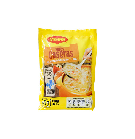 SOPA FIDEO POLLO CASERA MAGGI 185GR