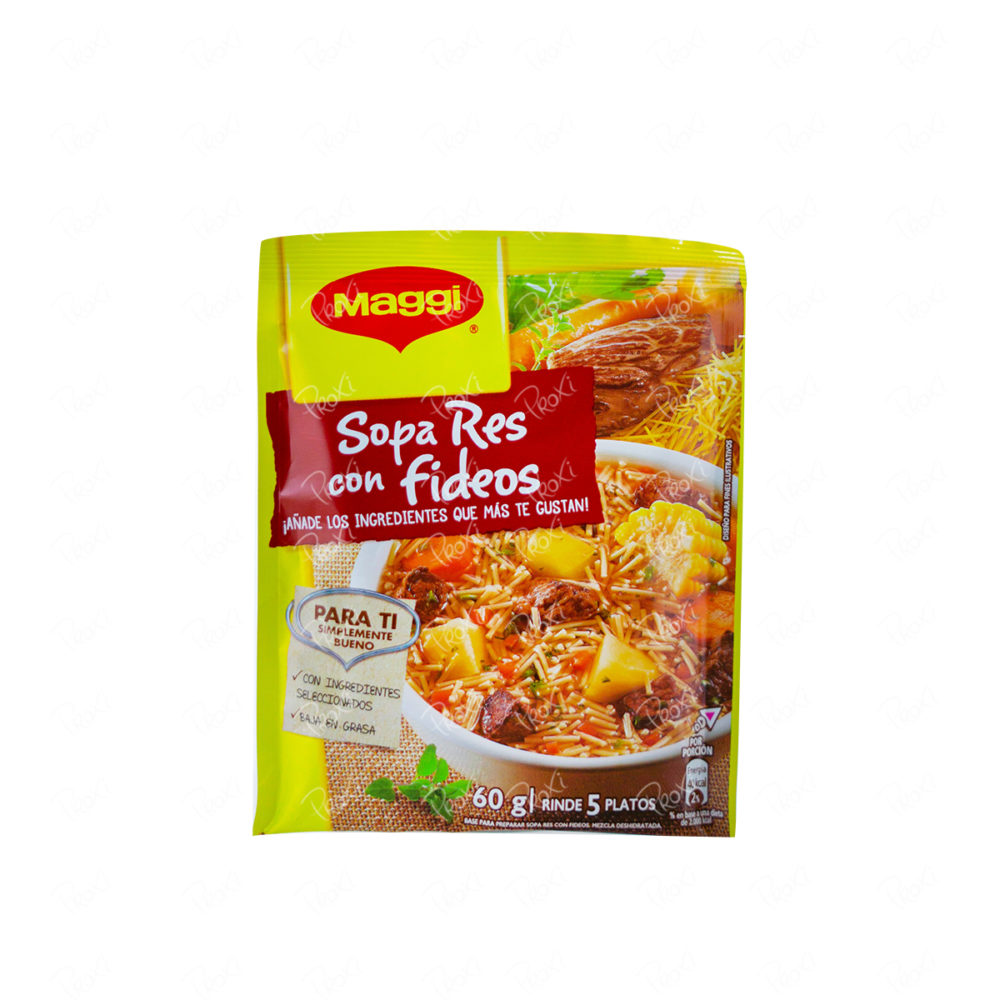 SOPA DE RES FIDEO MAGGI 60GR