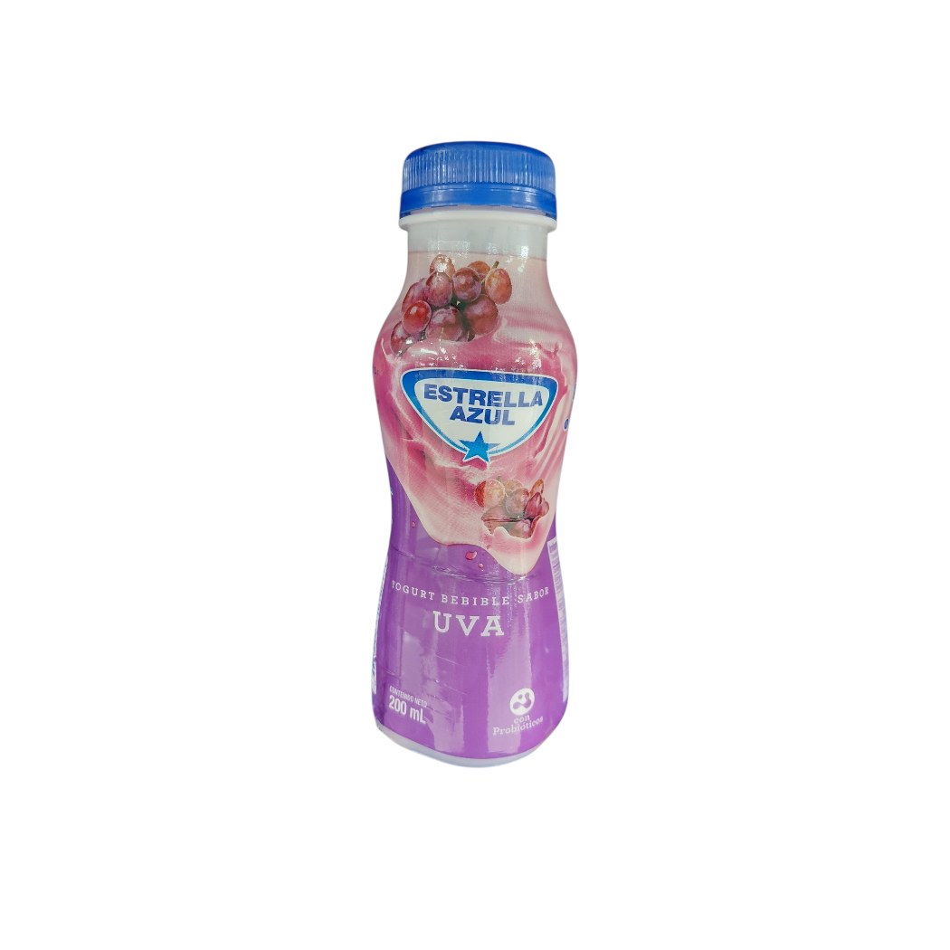 YOGURT BEBIBLE UVA ESTRELLA AZUL 200ML