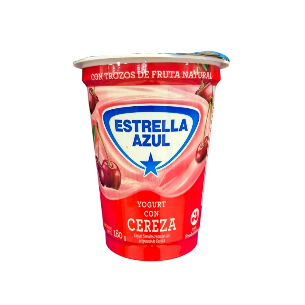 YOGURT CEREZA ESTRELLA AZUL 180GR