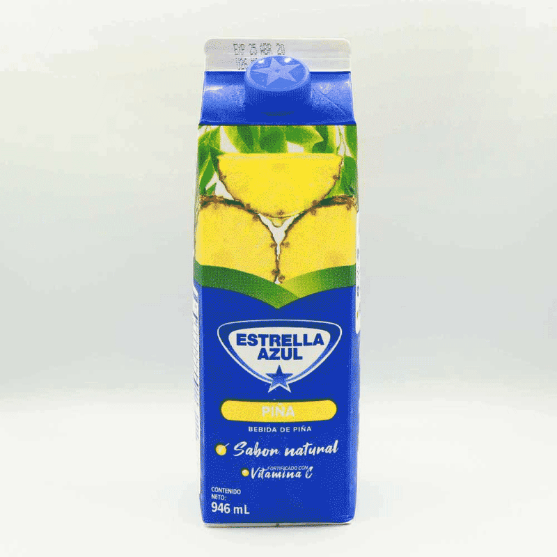 BEBIDA DE PIÑA ESTRELLA AZUL 946ML