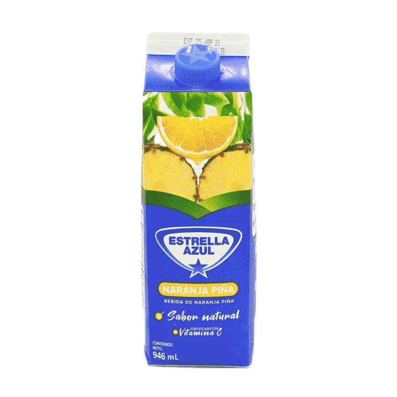 BEBIDA NARANJA/PIÑA ESTRELLA AZUL 946ML