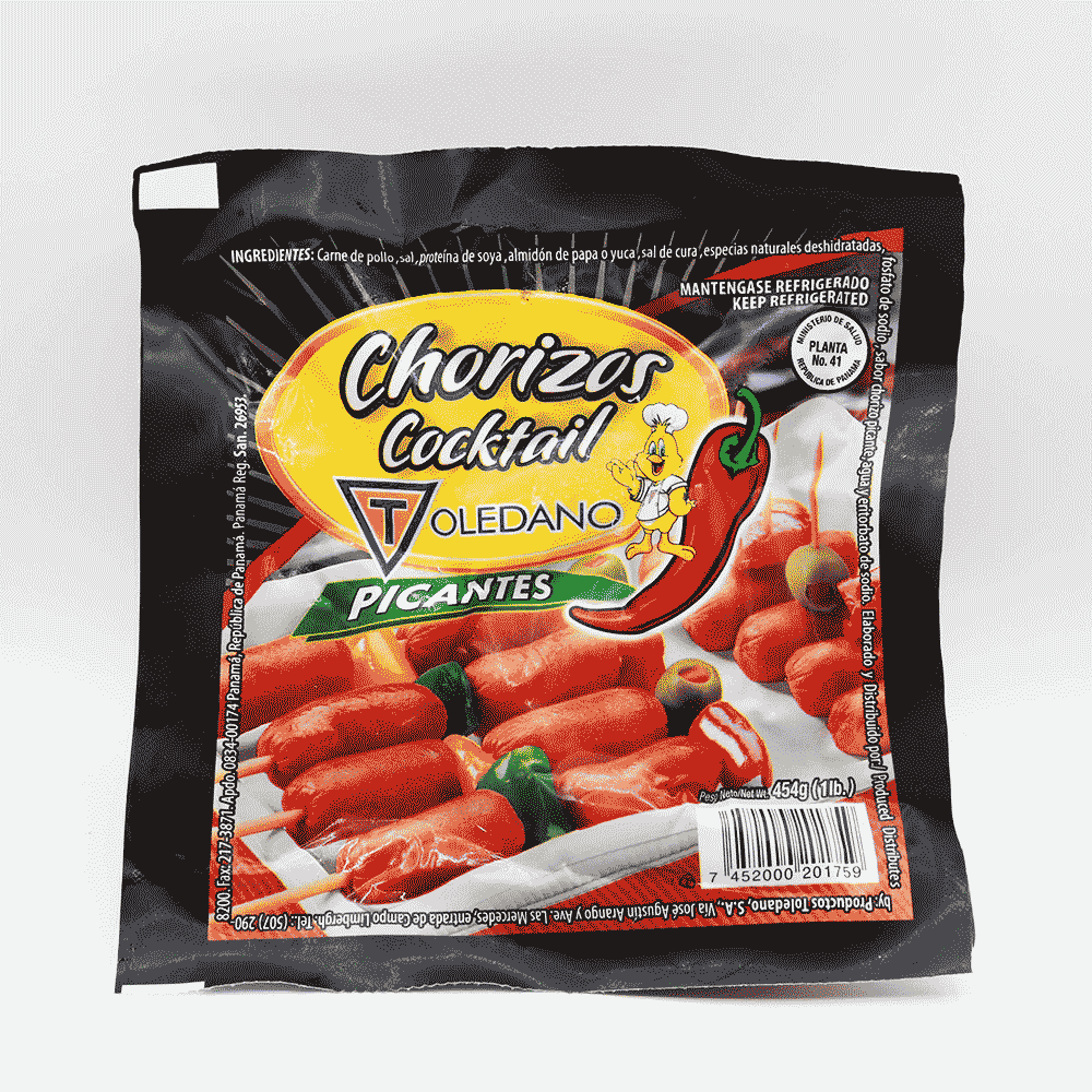 CHORIZO COCKTAIL PICANTE TOLEDANO 454GR