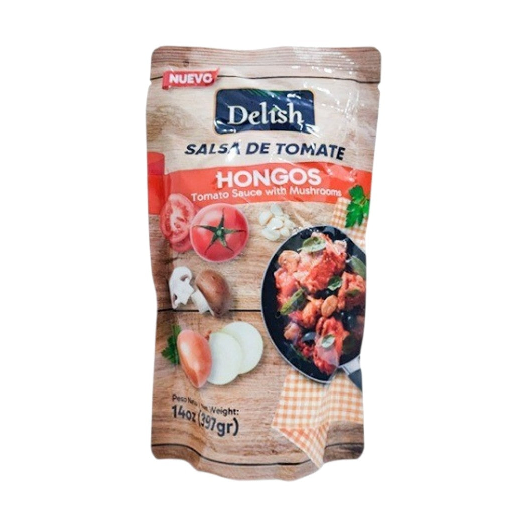 SALSA DE TOMATE HONGOS DELISH 14OZ