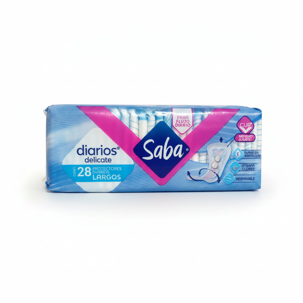 PROTECTORES DIARIOS LARGO SABA 28U