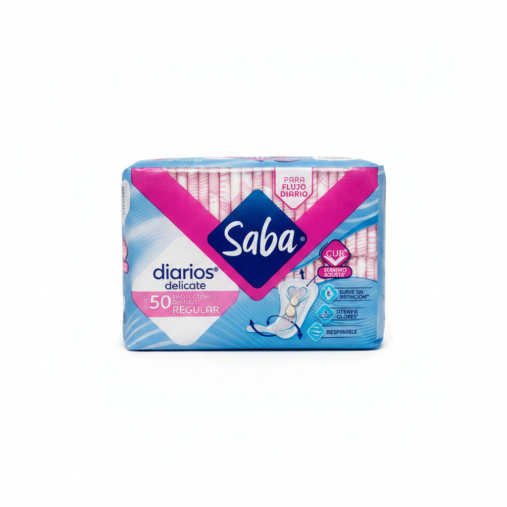 PROTECTORES DIARIOS REGULAR SABA 50U