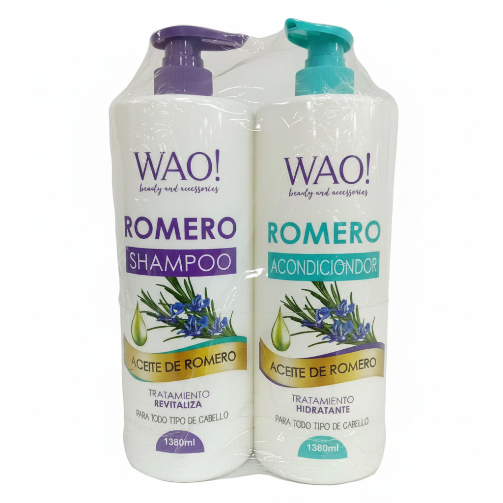 SHAMPOO ACEITE ROMERO WAO 1380ML