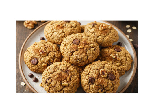 Galletas rápidas de avena y plátano