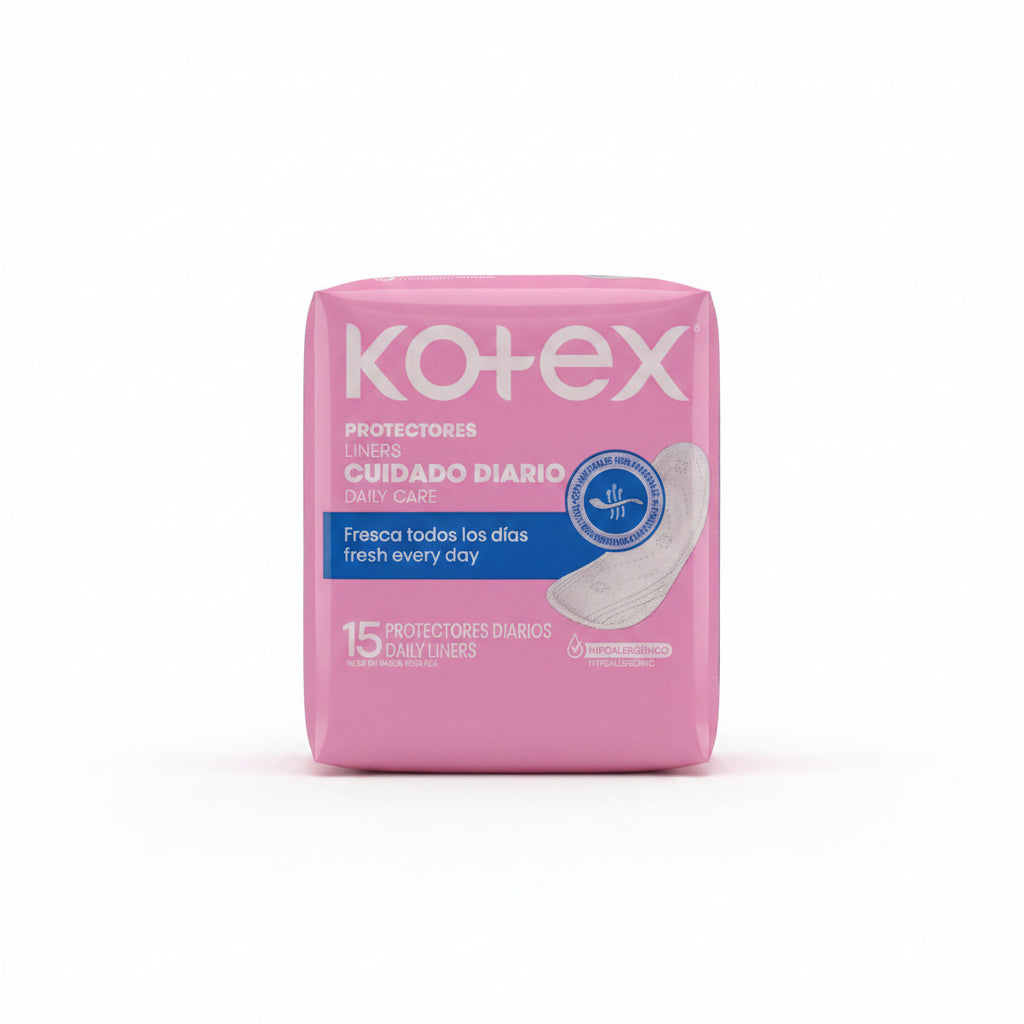 PROTECTORES DIARIOS KOTEX 15U