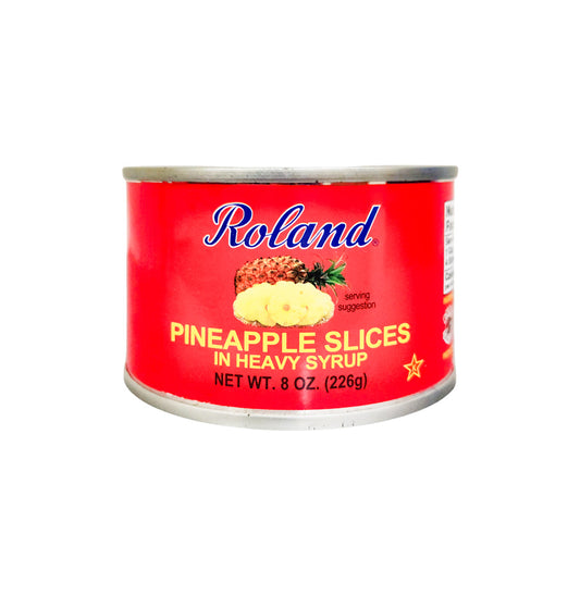 PINEAPPLES SLICED SYRUP ROLAND 8OZ