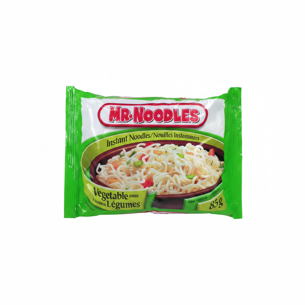 SOPA VEGETALES SOBRE MR. NOODLES 85GR