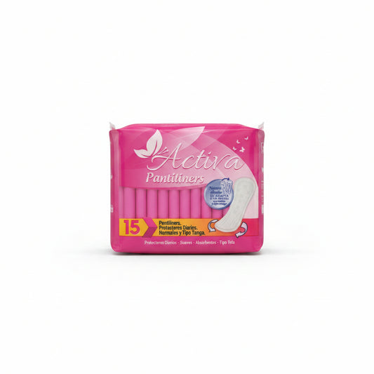 PROTECTORES DIARIOS NORMAL ACTIVA 15U