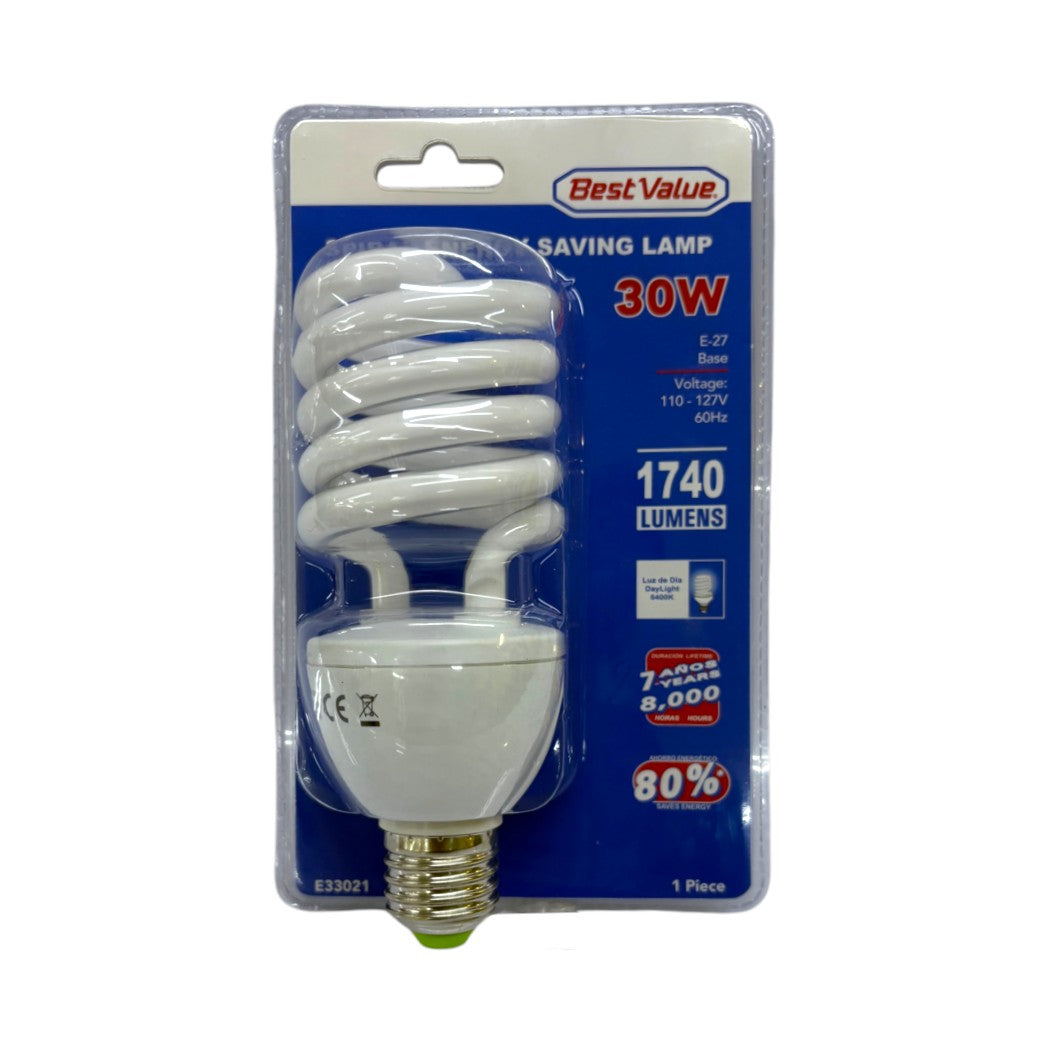 BOMBILO AHORRADOR ESPIRAL 30W